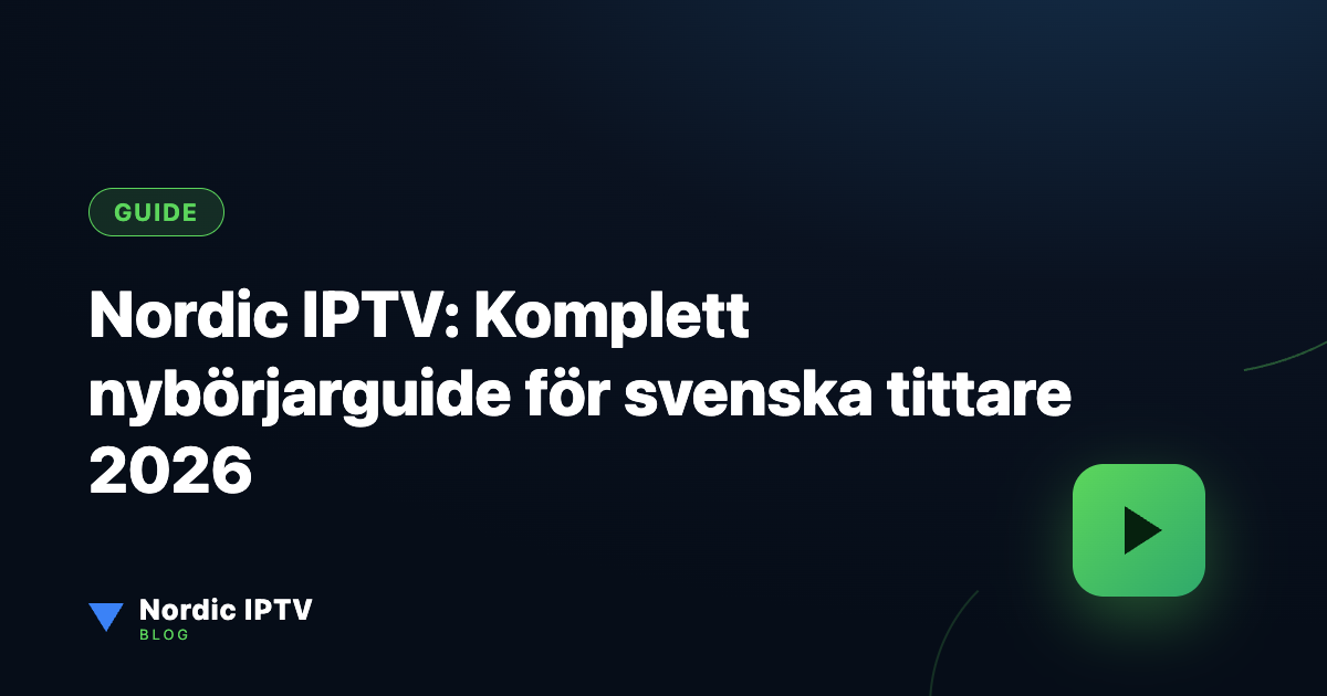 Nordic IPTV – Smart TV